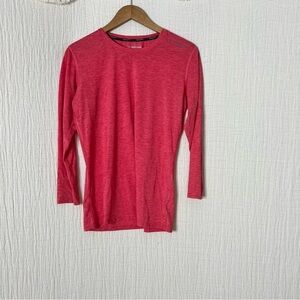 brooks pink run happy long sleeve shirt size M medium